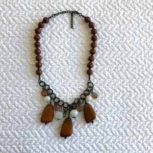 Wooden necklace
